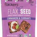 DOCTOR IN THE KITCHEN: Cinnamon and Currants Flaxseed Crackers, 5 oz