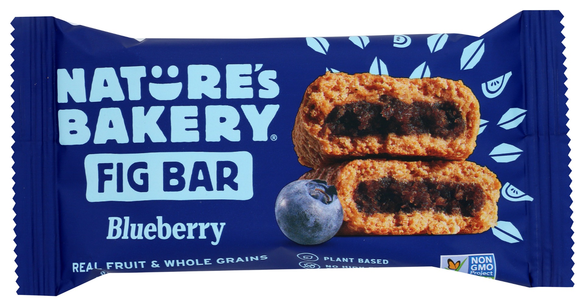 NATURES BAKERY: Whole Wheat Fig Bars Blueberry, 2 oz