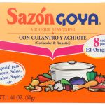 GOYA: Sazon With Coriander and Annatto Seasoning, 8 pc