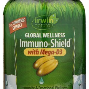 IRWIN NATURALS: Global Wellness Immuno Shield With Mega D3, 60 sg