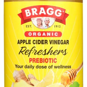 BRAGG: ACV Refreshers Ginger Lemon Honey, 16 fo