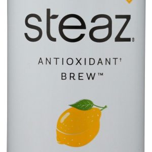 STEAZ: Unsweetened Lemon Green Tea, 16 fo