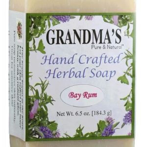 GRANDMAS PURE & NTL: Bay Rum Herbal Soap, 6 oz