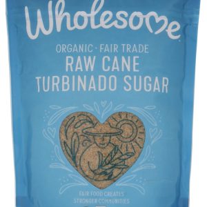 WHOLESOME: Organic Raw Cane Turbinado Sugar, 24 oz