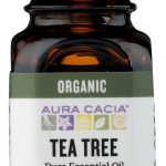 AURA CACIA: Organic Tea Tree Essential Oil, 0.25 oz