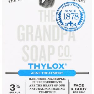 GRANDPAS: Thylox Acne Treatment Bar Soap, 3.25 oz