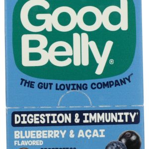 GOOD BELLY: Blueberry Acai Digestion Shot 4 Count, 8 fo