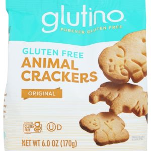 GLUTINO: Gluten Free Animal Crackers Original, 6 oz