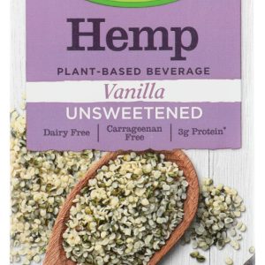 PACIFIC FOODS: Unsweetened Vanilla Hemp Milk, 32 fo