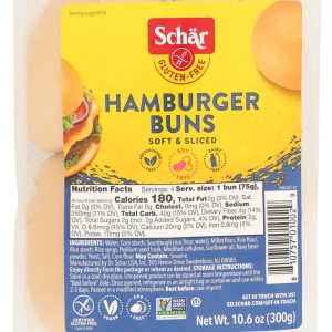 SCHAR: Hamburger Buns, 10.6 oz