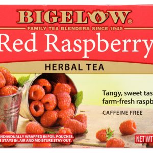 BIGELOW: Red Raspberry Herbal Tea 20Bg, 1.18 oz