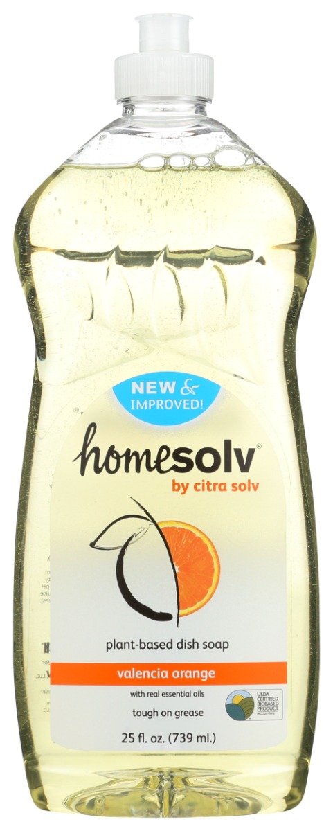 CITRA SOLV: Home Solv Liquid Dish Soap Valencia Orange, 25 oz