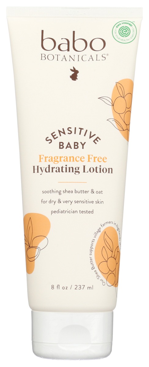 BABOBOTANI: Sensitive Baby Hydrating Baby Lotion, 8 oz