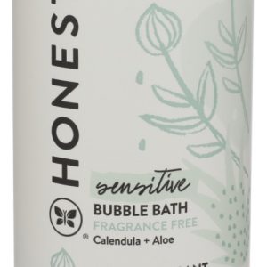 THE HONEST COMPANY: Sensitive Bubble Bath Fragrance Free, 12 oz