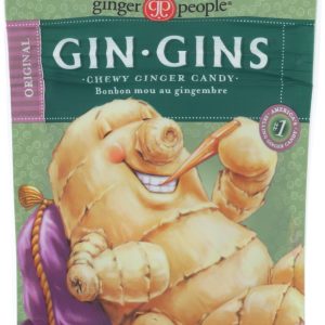 GINGER PEOPLE: Gin Gins Original Ginger Chews, 3 oz