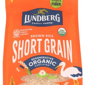 LUNDBERG: Organic Short Grain Brown Rice, 32 oz
