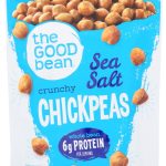 THE GOOD BEAN: Crunchy Chickpeas Sea Salt, 6 oz