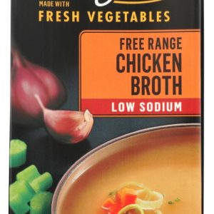 IMAGINE: Low Sodium Free Range Chicken Broth, 32 oz