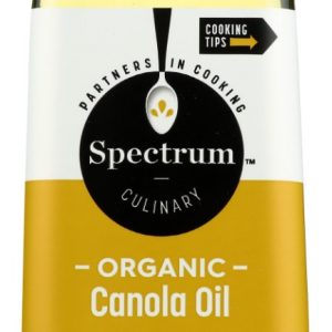 SPECTRUM NATURALS: Organic Canola Oil Refined, 16 fo