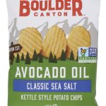 BOULDER CANYON: Avocado Oil Classic Sea Salt Kettle Style Potato Chips, 5.25 oz