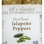 JEFFS GARDEN: Diced Tamed Jalapeño Peppers, 12 oz