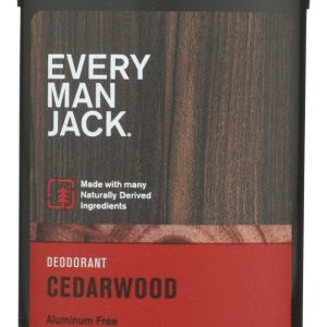 EVERY MAN JACK: Aluminum Free Deodorant Cedarwood, 3 oz