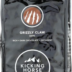 KICKING HORSE: Grizzly Claw Whole Bean Coffee, 10 oz