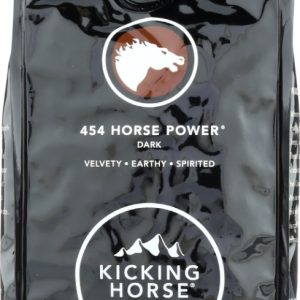 KICKING HORSE: 454 Horse Power Whole Bean Coffee, 10 oz