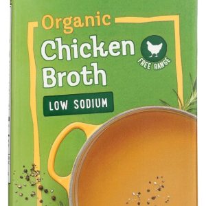 PACIFIC FOODS: Low Sodium Organic Free Range Chicken Broth, 32 oz