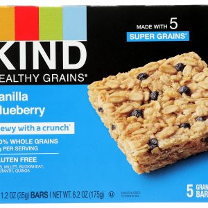 KIND: Healthy Grains Bar Vanilla Blueberry 5Pk, 6.2 oz