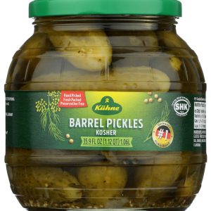 KUHNE: Barrel Pickles, 35.9 Oz