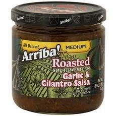 ARRIBA: Garlic And Cilantro Medium Salsa, 16 oz