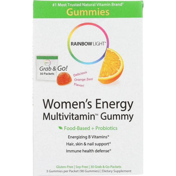 RAINBOW LIGHT: Women's Energy Multivitamin Gummy, 30 pk