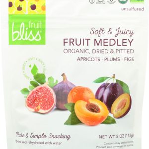 FRUIT BLISS: Organic Fruit Medley Apricot Fig and Plum, 5 oz