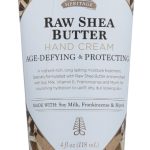 NUBIAN HERITAGE: Hand Cream Raw Shea Butter, 4 oz