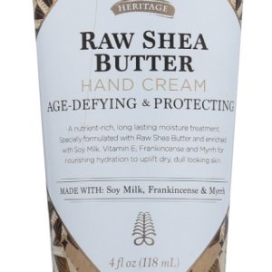 NUBIAN HERITAGE: Hand Cream Raw Shea Butter, 4 oz