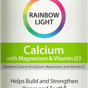 RAINBOW LIGHT: Calcium With Magnesium And Vitamin D3, 180 Tablets