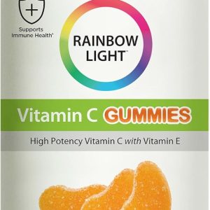 RAINBOW LIGHT: Gummy Vitamin C Slices Tangy Orange Flavor, 90 Gummies
