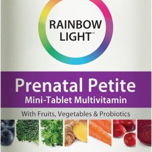 RAINBOW LIGHT: Prenatal Petite Mini Tablet Food Based Multivitamin, 180 Tablets