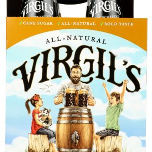 VIRGILS: Cream Soda Micro Brewed, 4 pack, 48 oz