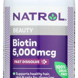 NATROL: Biotin 5000Mg Fast Dissolve, 90 tb