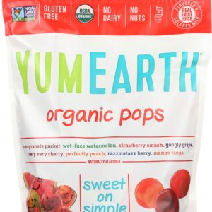 YUMEARTH ORGANICS: Assorted Organic Pops 40+ Pops, 8.5 oz