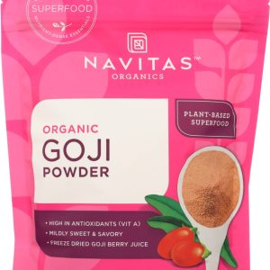 NAVITAS: Goji Dried Powder Organic, 8 oz