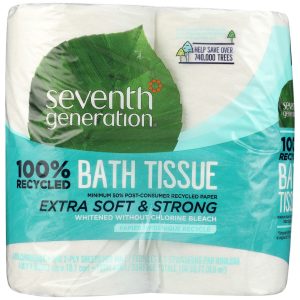 SEVENTH GENERATION: Bath Tissue 2 ply Pack of 4, 1 ea