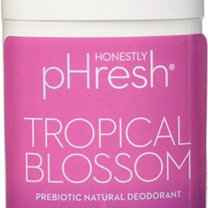 HONESTLY PHRESH: Tropical Blossom Prebiotic Natural Deodorant Stick, 2.25 oz
