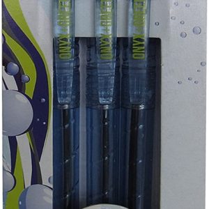 ONYX & GREEN: Recycled PET Ballpoint Pen, 3 pc