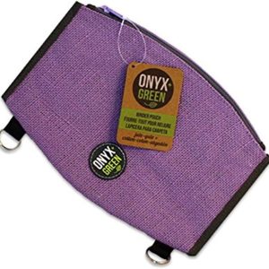 ONYX & GREEN: Purple Binder Pouch, 1 ea