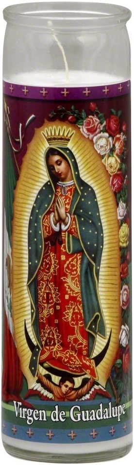 ST JUDE: Virgin De Guadalupe Candle, 1 ea