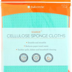FULL CIRCLE HOME: Squeeze Cellulose Sponge Cloths, 1 ea