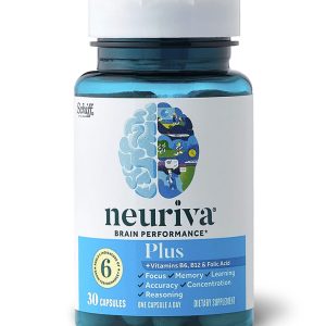 NEURIVA: Plus Brain Health Supplement With Coffee Cherry Extract & Phosphatidylserine, 30 cp